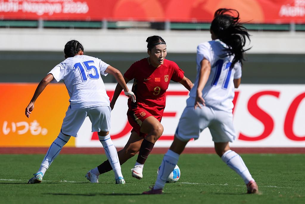 中国女足1比1战平乌兹别克斯坦