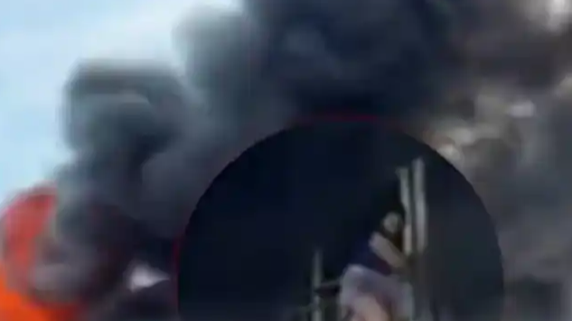 小区发生火灾 女子窗外避火意外坠楼