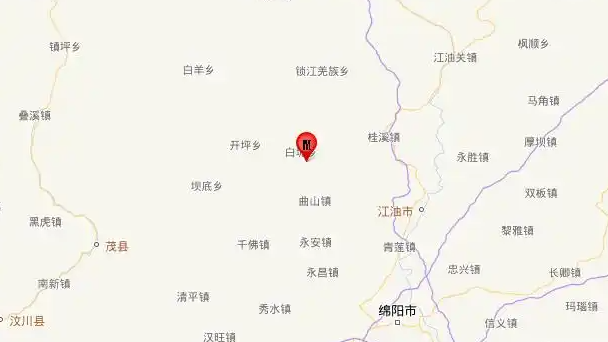 四川绵阳地震