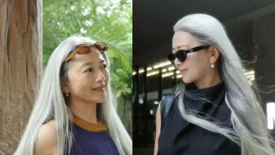 60后“白长直”博主走红