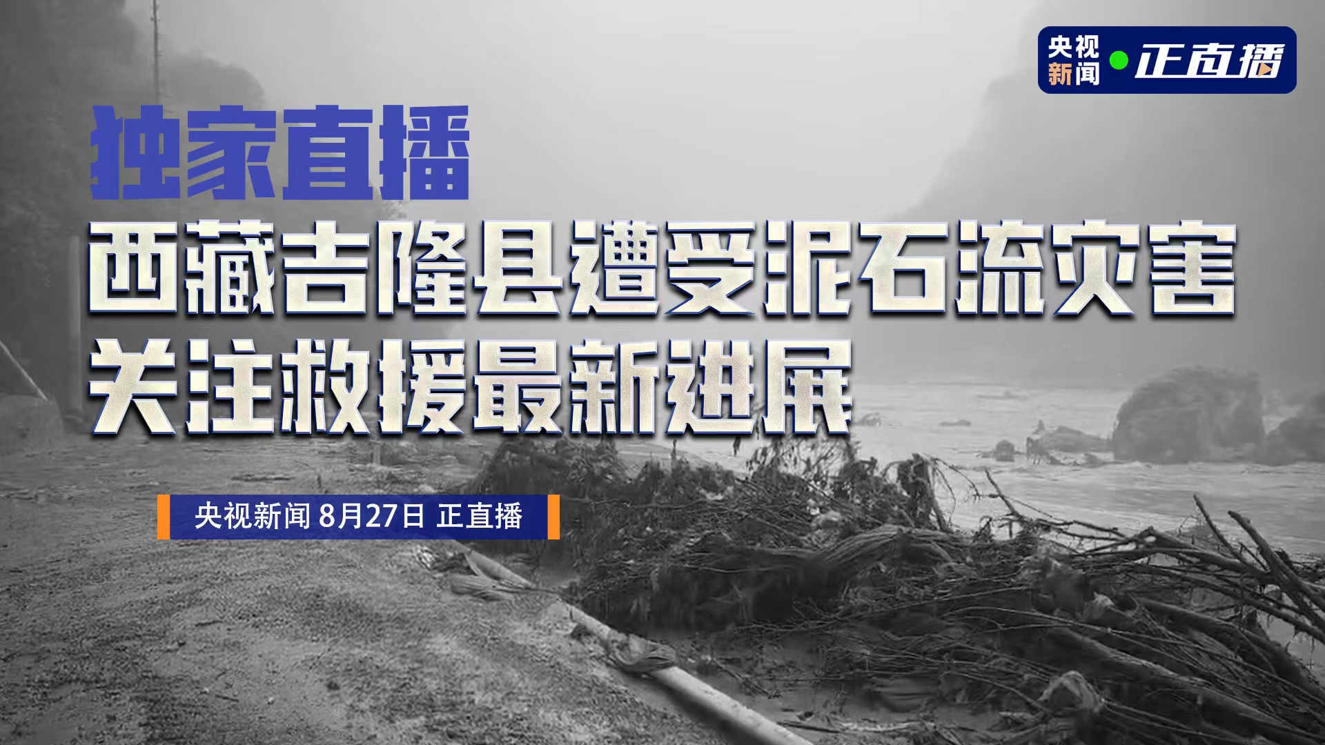 西藏吉隆县泥石流救援进展