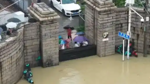 漳州大水门挡了洪水26小时