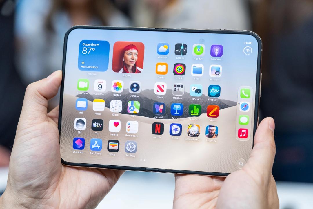 iPhone Duo息屏折痕效果