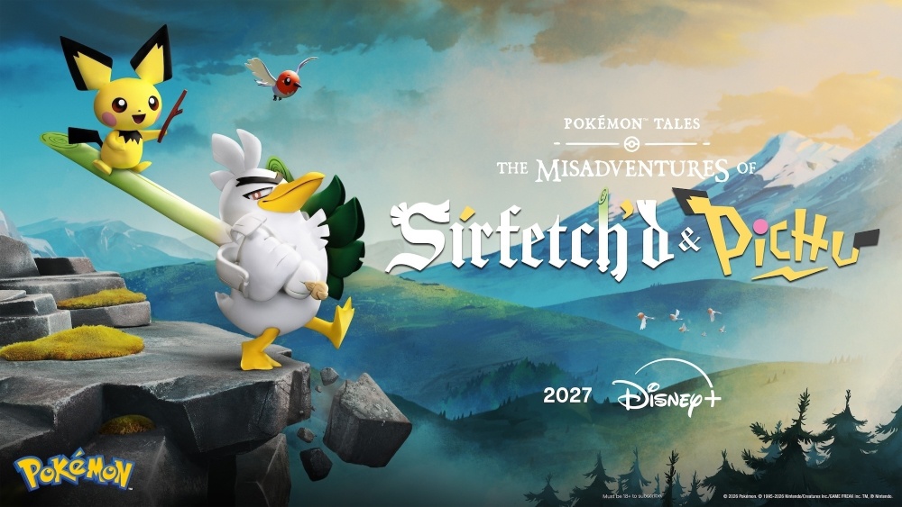 《宝可梦轶事：荒诞冒险记 葱游兵与皮丘》首支预告公开，2027 年上线 Disney+