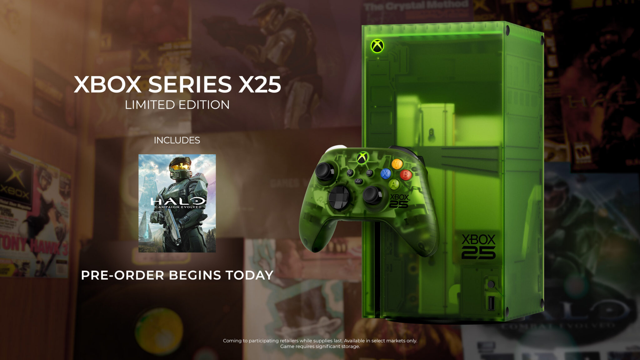 微软 25 周年纪念版 XBOX Series X 定价 899 美元：11 月 13 日上市，附赠《光环：战役进化》激活码