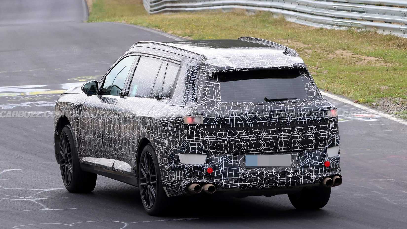 宝马最大车型：2028 款 X7 原型曝光，V8 高性能纽北圈速测试