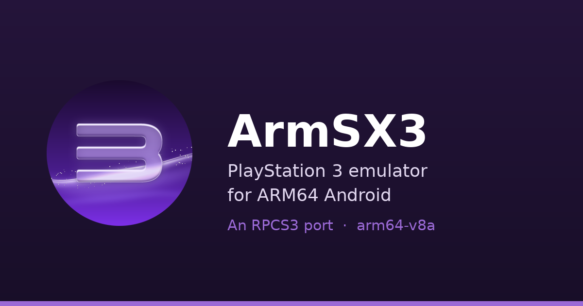 安卓版 PS3 模拟器 ARMSX3 迎 0.9.7 版更新，修复手机过热等问题