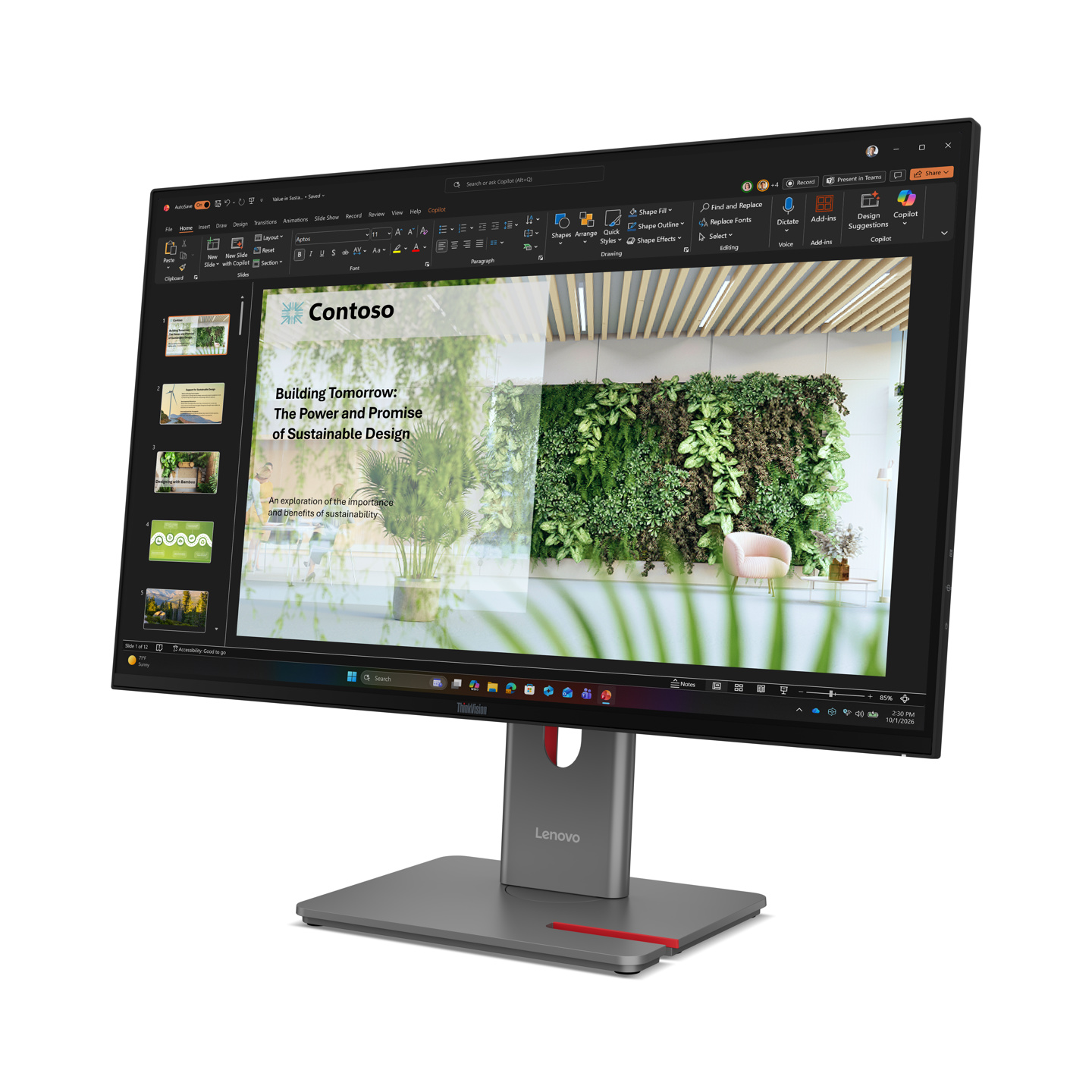 联想公布 27" IJP OLED 显示器 ThinkVision P27UL-40，UHD 120Hz 规格
