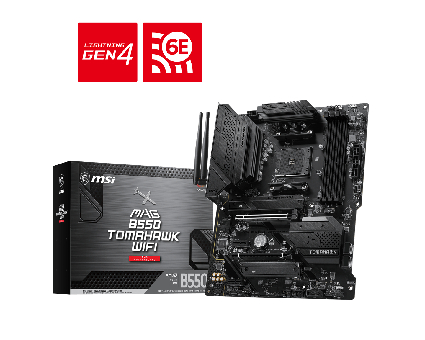 微星推出 B550 TOMAHAWK WIFI 主板，削减 SATA、RJ-45