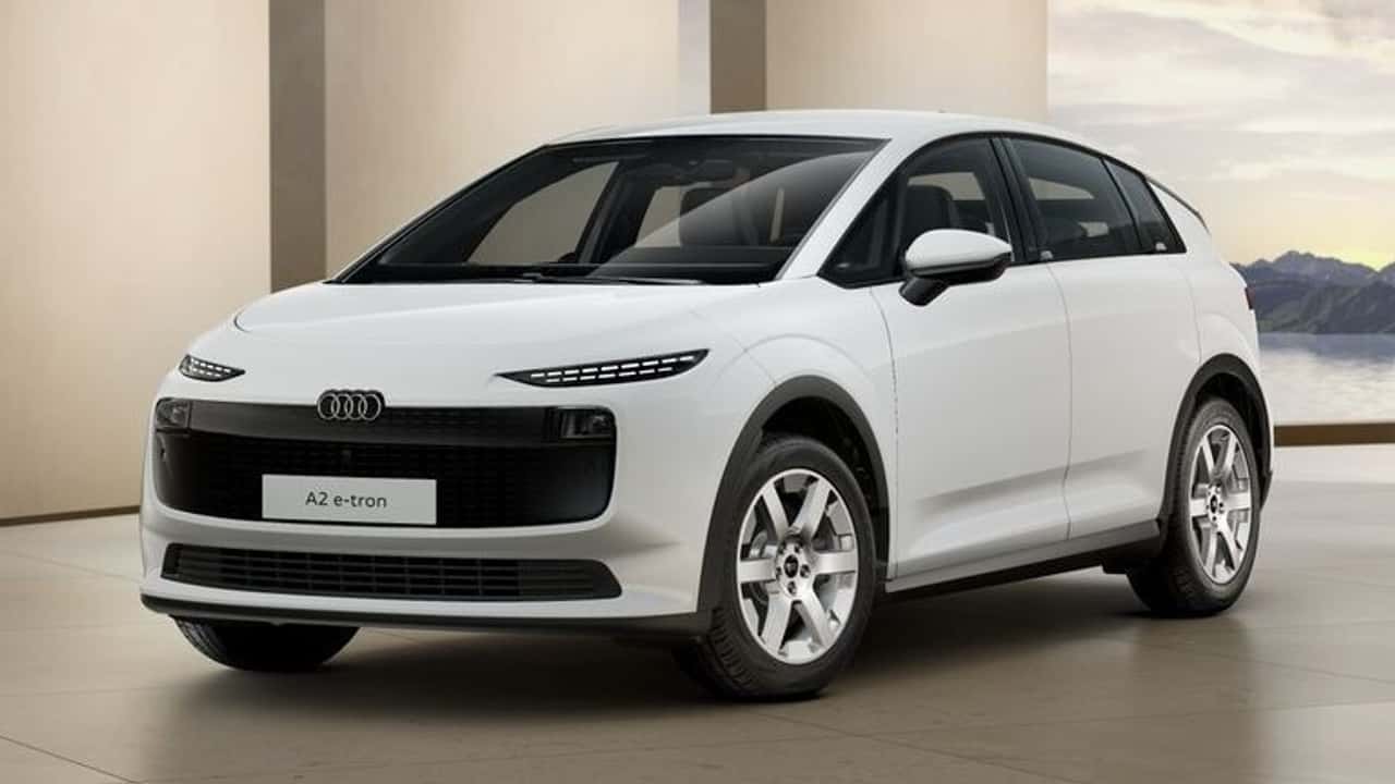 奥迪海外最便宜电动汽车 A2 e-tron 开放选配：基础版 3.82 万欧元，仅有手动调节织物座椅