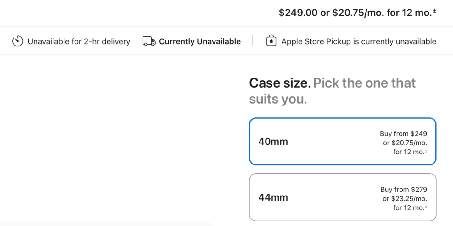 SE 4 要登场？苹果美国官网 Apple Watch SE 3 智能手表显示售罄