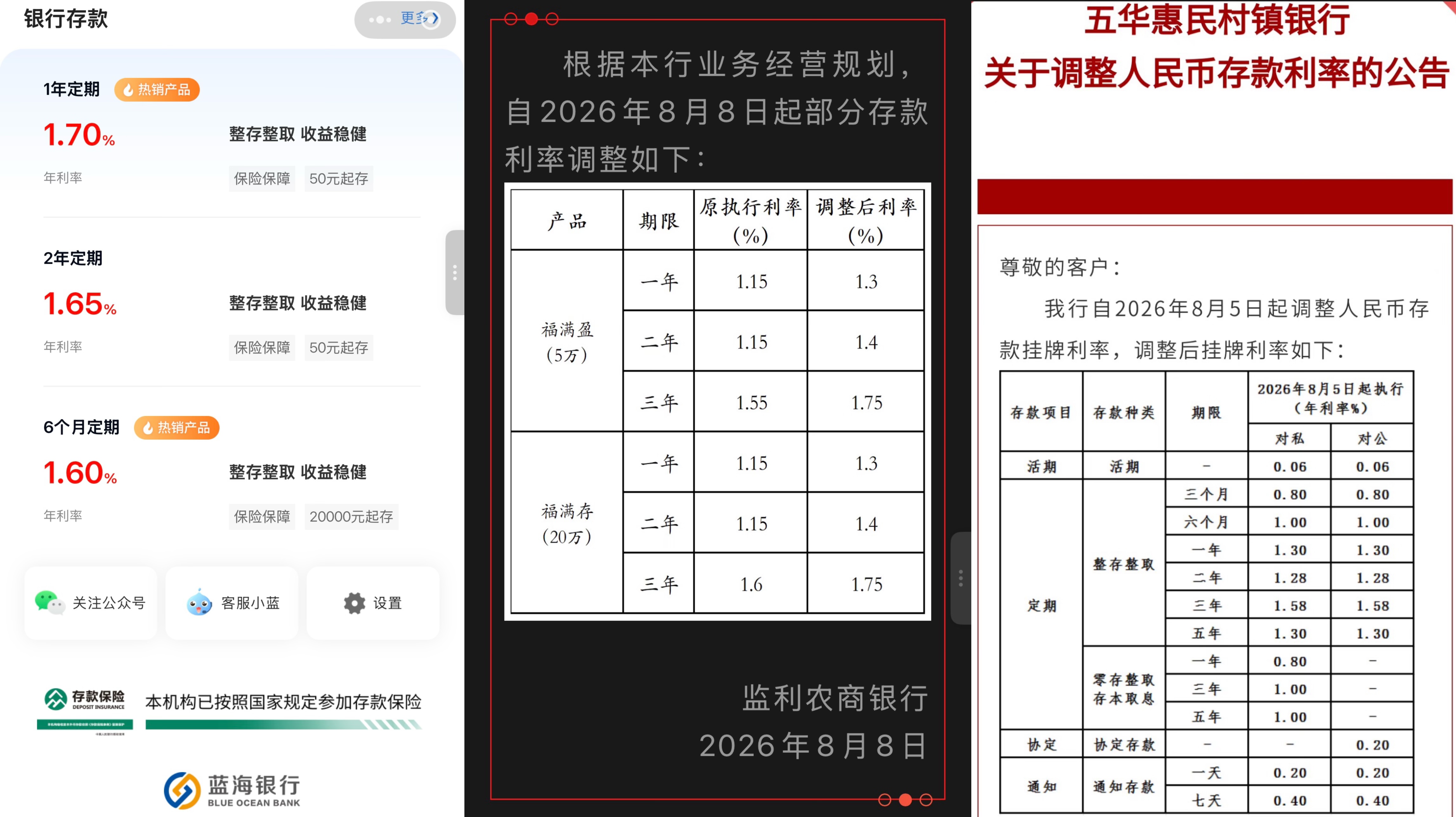 中小银行存款利率调整分化，学者称未来“大概率维持稳中偏降格局”