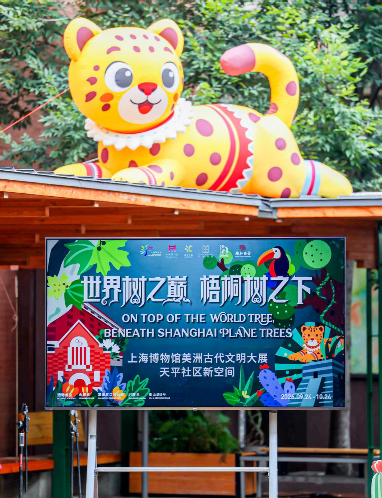 “世界树之巅”走进梧桐树下社区新空间，在城市漫游中了解美洲古代文明