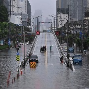 泰国曼谷市政府宣布全市为洪水灾区