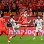 中国男足世界排名下降至第96名，创近十年来新低