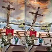 骇人一幕！墙上十字架突然坠落，厄瓜多尔神父被砸中身亡