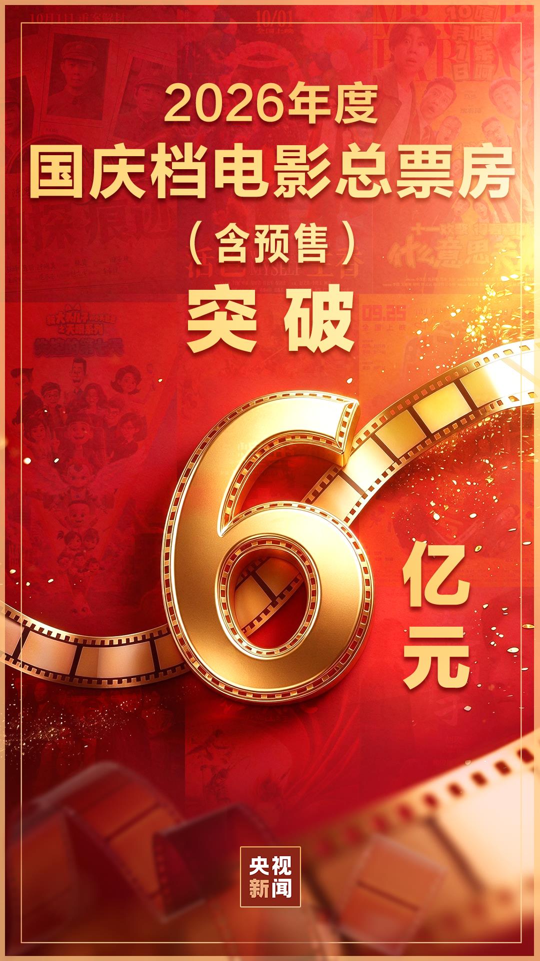 国庆档票房破6亿：《神探之痕迹》《什么意思夫妇》《欢迎来龙餐馆》暂列前三