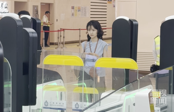 皇岗口岸正式开通运行，首位旅客体验20秒通关