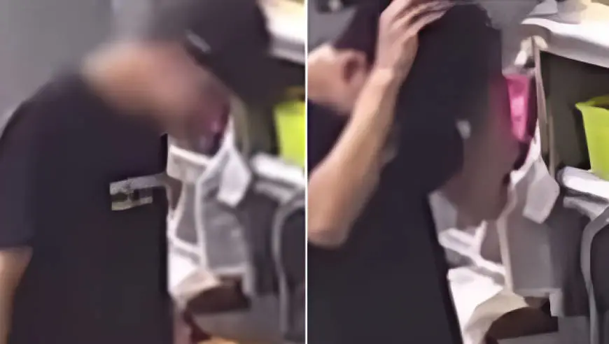杭州一尊宝比萨店员将头屑狂撒到披萨上，门店工作人员：已经报警，该披萨并未对外出餐，涉事员工已停职，门店也已停业整顿