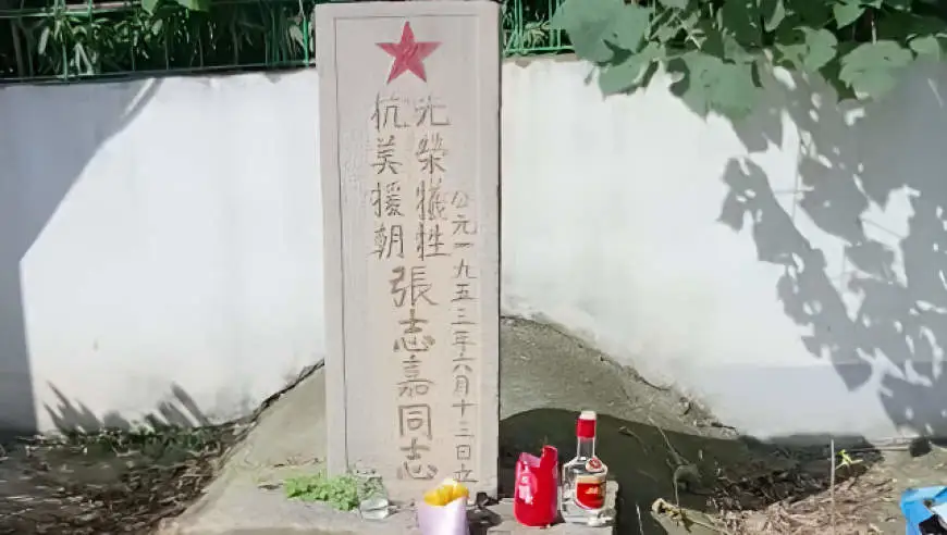 网友称一烈士墓被围墙压住？官方回应：系纪念碑，将移往烈士陵园安放