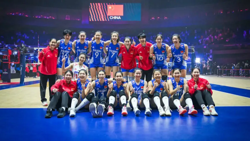 冠军直通洛杉矶奥运会！中国女排3-0伊朗 晋级亚锦赛决赛迎战泰国队