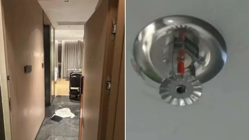 一家三口入住酒店被困卫生间4小时、喷淋失控，一人骨折受伤！酒店、街道办最新回应