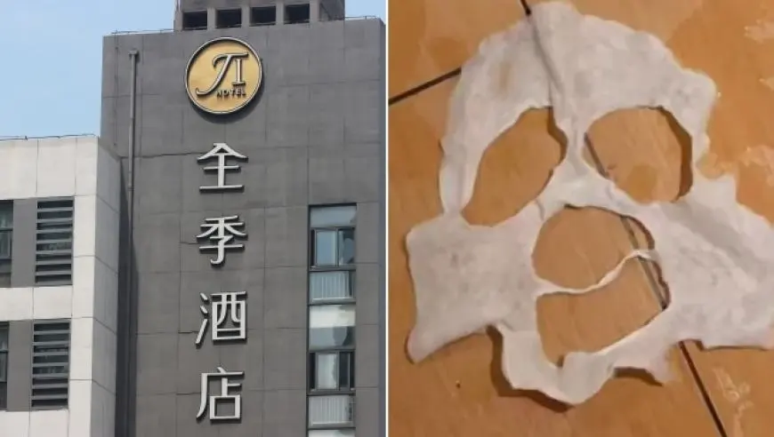 网友称入住江苏一全季酒店，浴巾里掉出一张用过的面膜，酒店：毕竟是人工打扫，不是机器人，后续将启动卫生复核，核实相关情况