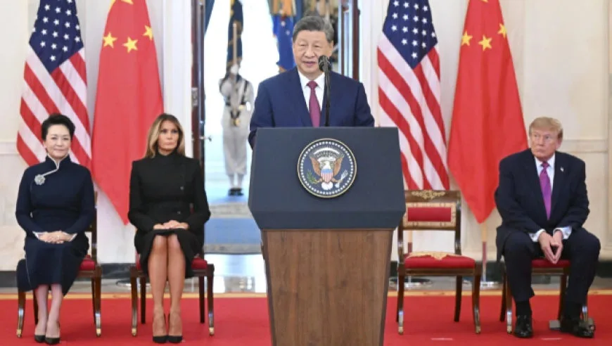 此行间·习近平分享这个好消息，特朗普笑着点头致意
