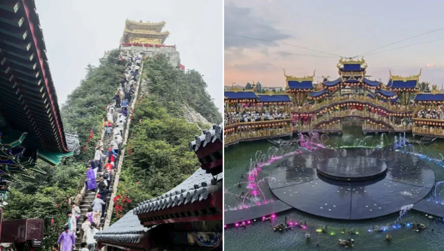 多个景区“人从众”，老君山、万岁山紧急限流，景区提醒错峰游玩