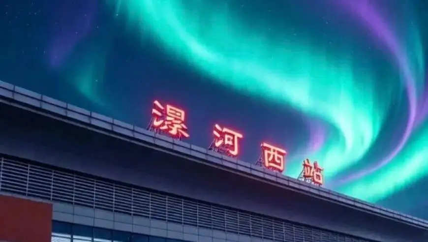 漯河出现极光？当地回应