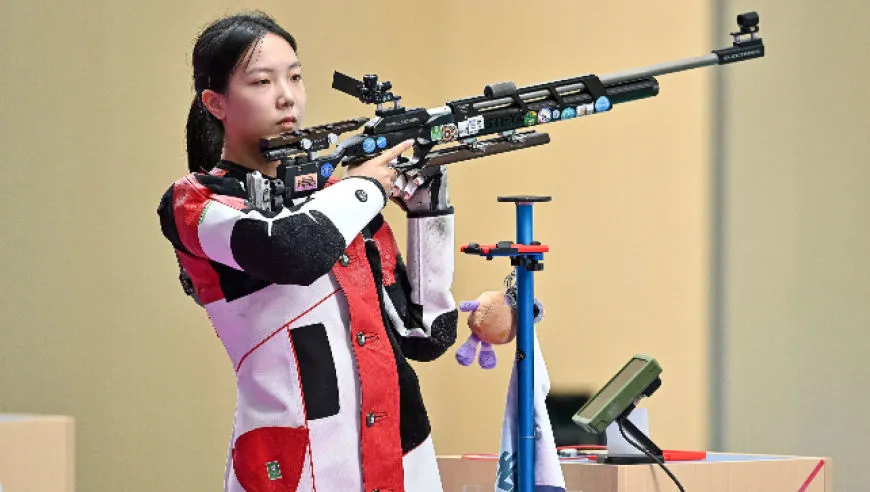 亚运女子10米气步枪：王子菲636.8环破资格赛亚洲纪录