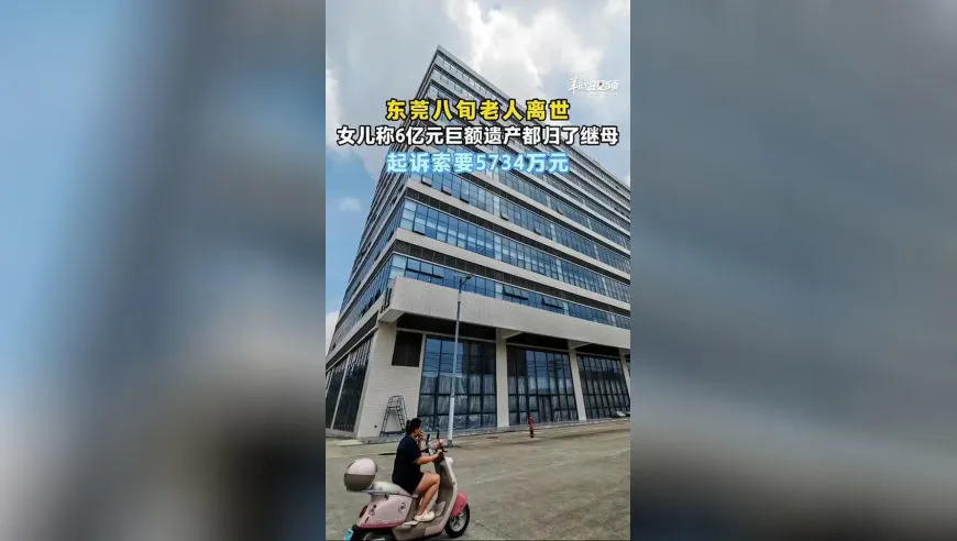 81岁的东莞老人吴某力离世后，在遗嘱中将巨额财产都留给了再婚配偶，他与前妻所生的一儿两女分文没有，今年年初，女儿吴某甲一纸诉状将继母邓某某和同父异母的妹妹吴某乙告上法庭，主张继承6亿元遗产中的5734万元