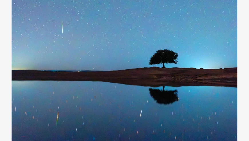 星空相册｜猎户座流星雨闪耀夜空#