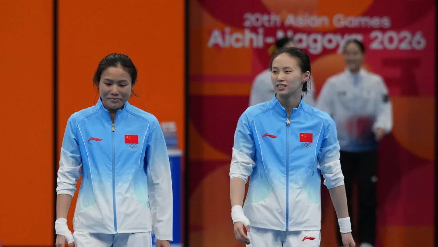 亚运会七连冠！女子双人10米台 陈芋汐/卢为强势夺冠