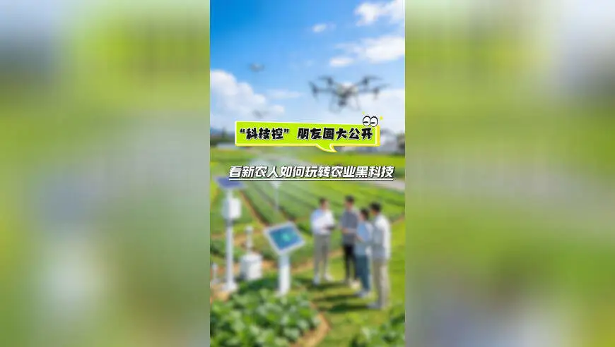 青春华章·强农报国丨“科技控” 朋友圈大公开！看新农人如何玩转农业黑科技
