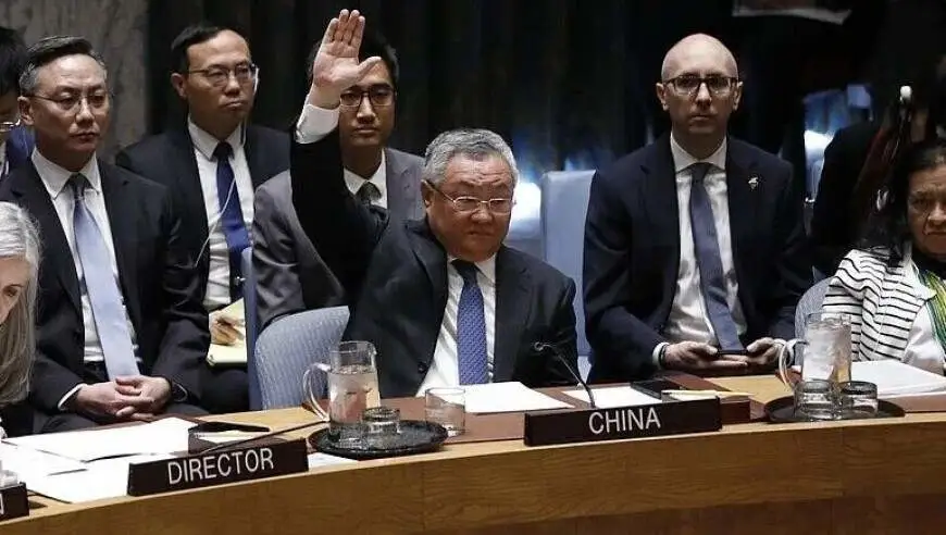 中方代表俄罗斯、古巴、朝鲜、委内瑞拉等28个国家作共同发言：反对！