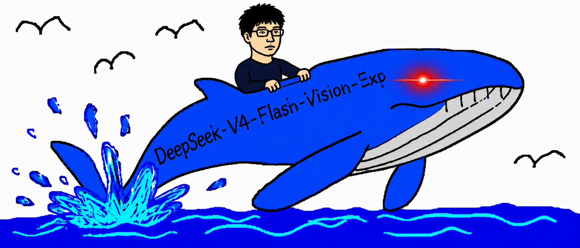 突发| DeepSeek 多模态模型上新，鲸鱼终于开「天眼」了
