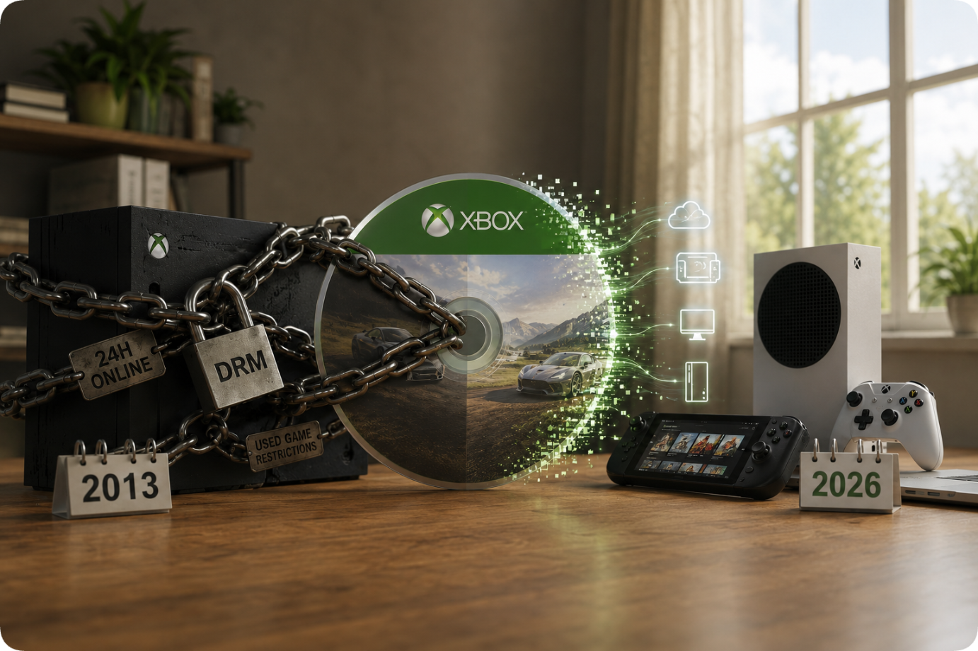 13 年前被喷爆的 XBOX 功能，怎么成了游戏光盘最后的救命稻草？